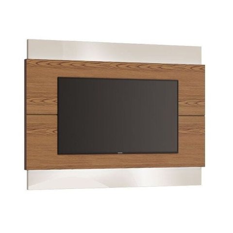 Painel para TV Classic 1.4 Freijó com Off White - Imcal Móveis