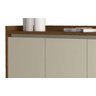 Buffet Aparador Retrô Delux 3 Portas Malbec com Off-white - 3