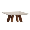Ver imagem 2 de Mesa Lateral Classic Quadrada Off White - Imcal Móveis