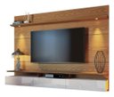Ver imagem 1 de Home Suspenso Decore LED 2.2 Freijó com Off White - Imcal Móveis