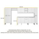 Ver imagem 6 de Cozinha Completa Armário e Balcão Xangai Blues Multimóveis