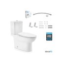Ver imagem 2 de Bacia com Caixa Acoplada Lóggica Branca Kit Completo Docol