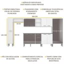 Ver imagem 3 de Cozinha Completa Armário e Balcão xangai Blues Multimóveis