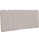 Ver imagem 1 de Cabeceira Cama Box Painel Queen 160 Cm Dubai W01 Linho Bege - Lyam Decor