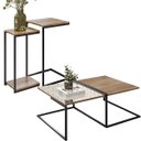 Ver imagem 1 de Mesa de Centro Espelhada com Mesas Laterais Industrial D01 Design Demolição - Lyam Decor