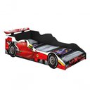 Ver imagem 2 de Mini Cama Carro Infantil Adesivada Fórmula 1moveis Vermelho
