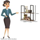Ver imagem 7 de Kit Mesas Laterais Decorativas e Prateleiras Multiuso Industrial D01 Design Demolição - Lyam Decor
