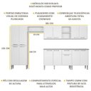 Ver imagem 3 de Cozinha Completa com Armário e Balcão xangai Jazz Multimóveis