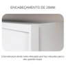 Guarda Roupa Casal Ambiente New Messina 6 Portas 4 Gavetas Neve – Novo Horizonte - 4
