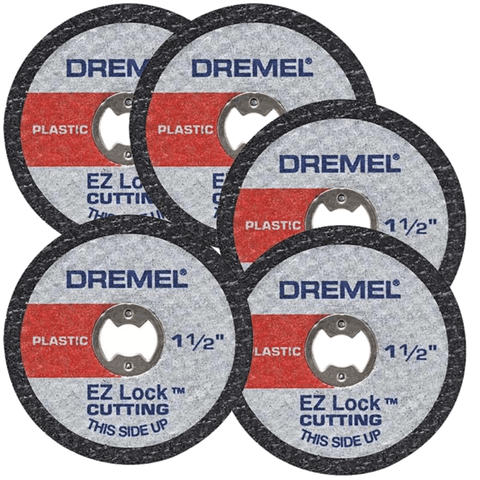 Disco de Corte para Plástico Ez Lock 1.1/2" Polegadas 38mm Embalagem com 5 Unidades - EZ476 - DREMEL