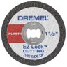Disco de Corte para Plástico Ez Lock 1.1/2" Polegadas 38mm Embalagem com 5 Unidades - EZ476 - DREMEL - 2