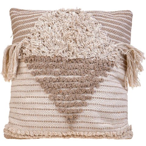 Capa de Almofada Native New Decorativa Macramê 45x45cm Casablanca