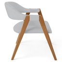 Ver imagem 7 de Kit 05 Cadeiras de Jantar e Estar Living Estofada Nadja L02 Linho Cinza - Lyam Decor