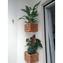 Ver imagem 2 de Cachepô, Jardim Vertical, Cachepot de Madeira, Decoração C2