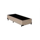 Ver imagem 1 de Cama Box Solteiro NK Camas Suede Bege 40x88x188