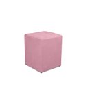 Ver imagem 2 de Kit 01 Namoradeira Opala 02 Puff Quadrado 02 Almofadas Rosa Bebê