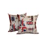 Almofada para sofá kit 2 pçs 40x40 cm UK1 estampado - 1