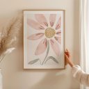 Ver imagem 3 de Kit 3 Quadros Decorativos Infantil - Flor do Dia NO2 - 40x60 - Moldura Madeira