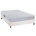 Ver imagem 1 de Cama Box Casal: Colchão Ortopédico Herval Ag65 Frontier + Base Crc Corano White (138x188)