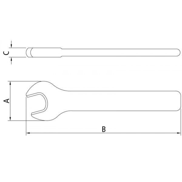 Chave Fixa Isolada IEC 13mm Tramontina PRO - 2