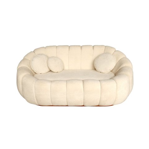 Namoradeira Concha Decorativa Fixo Boucle - Estopar