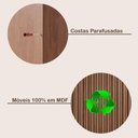 Ver imagem 6 de Guarda Roupa Sevilha 2 Portas Espelhadas 100% Mdf Mademarcs Preto-branco Acetinado