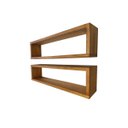 Ver imagem 1 de 2 Nichos de Madeira Maciça 70x25 para Cremes e Diversos, Salões, Barbearias