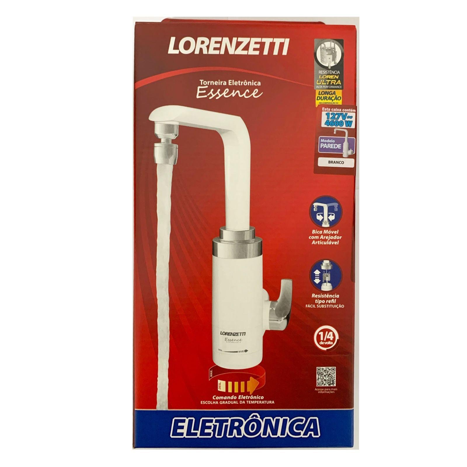 Torneira Eletrônica Essence 127v 4600w Lorenzetti