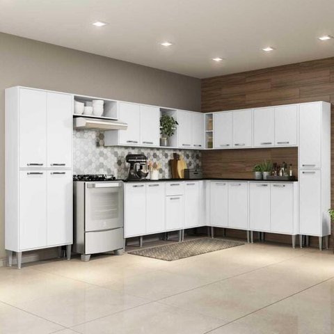 Cozinha Completa com Armário e Balcão Xangai Pop Multimóveis