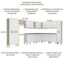 Ver imagem 3 de Cozinha Completa com Armário e Balcão Xangai Pop Multimóveis