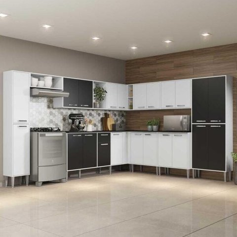 Cozinha Completa com Armário e Balcão Xangai Pop Multimóveis