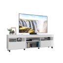 Ver imagem 2 de Rack para TV 65 Polegadas com Rodízios e 2 Portas Paris Multimóveis Branco