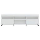 Ver imagem 6 de Rack para TV 65 Polegadas com Rodízios e 2 Portas Paris Multimóveis Branco
