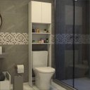 Ver imagem 1 de Armário Banheiro para Vaso Sanitário 2 Ptas Aspen Multimóveis