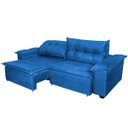 Ver imagem 3 de Sofá Maestro Retrátil e Reclinável Azul - WS Estofados
