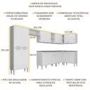 Ver imagem 3 de Cozinha Completa com Armário e Balcão xangai Soul Multimóveis