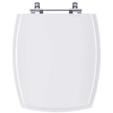 Tampa de Vaso em MDF Anturius Branco para bacia Luzarte