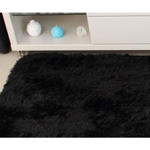 Tapete Sala Peludo 2,00 x 2,80 - Preto - 2