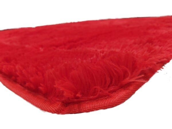 Tapete Sala Luxo Peludo Grande 2,00 x 3,00 - Vermelho - 2