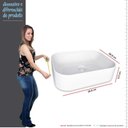 Ver imagem 5 de Conjunto Para Banheiro Aço Gabinete Gaia 60 Com Espelho e Cuba Luna Cozimax Preto