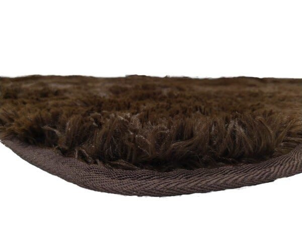 Tapete Sala Luxo Peludo Grande 2,00 x 3,00 - Marrom-Escuro - 3