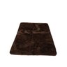 Tapete Sala Luxo Peludo Grande 2,00 x 3,00 - Marrom-Escuro - 2