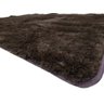 Tapete Sala Luxo Peludo Grande 2,00 x 3,00 - Marrom-Escuro - 4