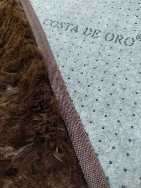 Tapete Sala Luxo Peludo Grande 2,00 x 3,00 - Marrom-Escuro - 5