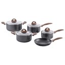 Ver imagem 1 de Jogo de Panelas Brinox Antiaderente Ceramic Life 5 Peças Smart Plus com Indução Granito
