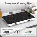 Ver imagem 5 de Vbgk Cooktop de Indução 4000w, 2 Bocas, Controle de Botão, 110v, com Timer