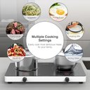 Ver imagem 6 de Vbgk Cooktop de Indução 4000w, 2 Bocas, Controle de Botão, 110v, com Timer