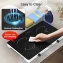 Ver imagem 7 de Vbgk Cooktop de Indução 4000w, 2 Bocas, Controle de Botão, 110v, com Timer
