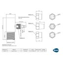 Ver imagem 3 de Adaptador de Parede para Filtro Blukit Cromado 1/2"
