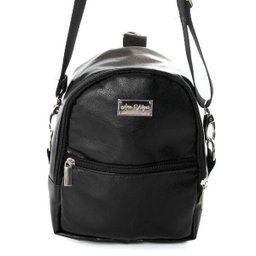 Mini Mochila Feminina Passeio Lisa Zíper Bolsa Casual - 3
